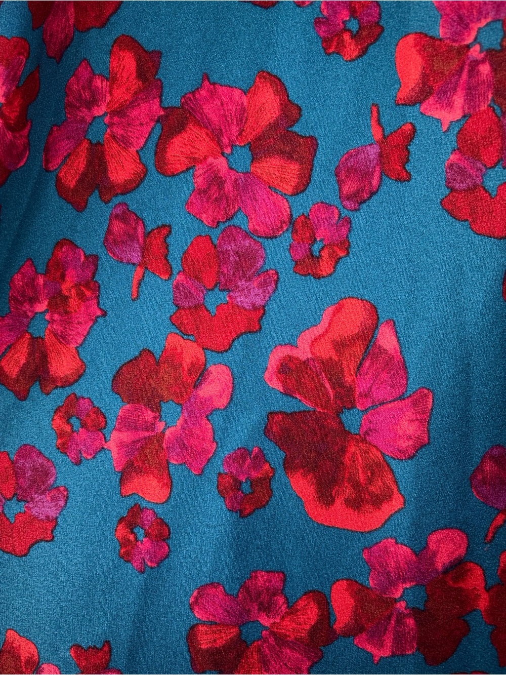 A New Day Slip Dress with Red/Pink Floral Print - Picture 2 of 3
